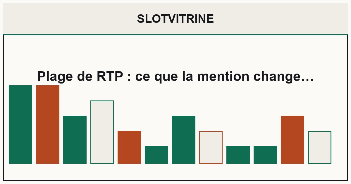 Plage de RTP : ce que la mention change pour une nouveauté